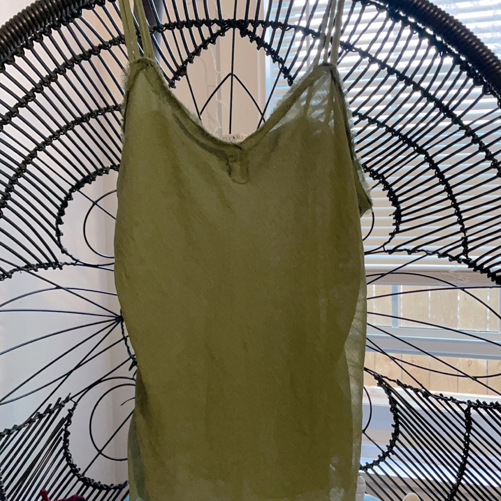 Olive Green Tank Top